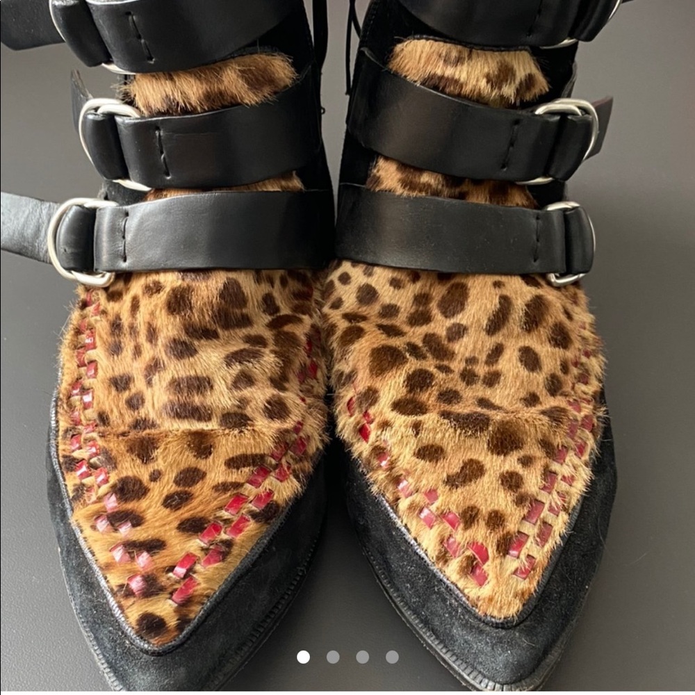 ISABEL MARANT ankle cheetah boots